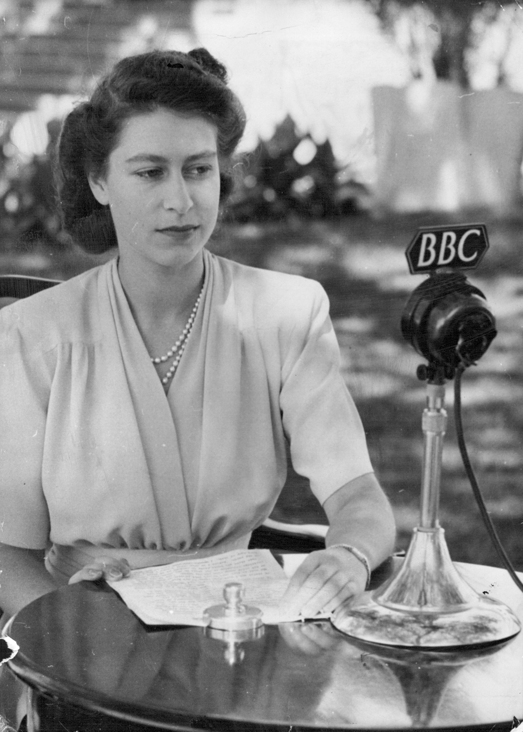 Princess Elizabeth (Queen Elizabeth II) on her 21st birthday