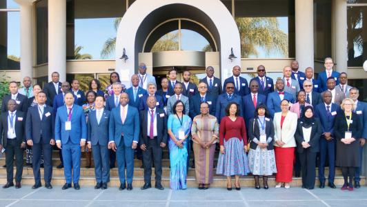 Delegates at the Commonwealth Trade Ministers Meeting