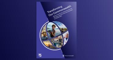 Cover image of the Transforming the Commonwealth report